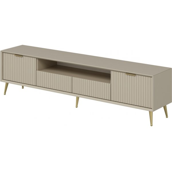 Bazal TV-taso jaloilla - Beige Bazal TV-taso jaloilla - Beige