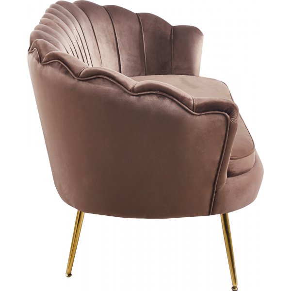 Velvet-sohva Kingsley 3-istuttava sohva - 180 cm Velvet-sohva Kingsley 3-istuttava sohva - 180 cm