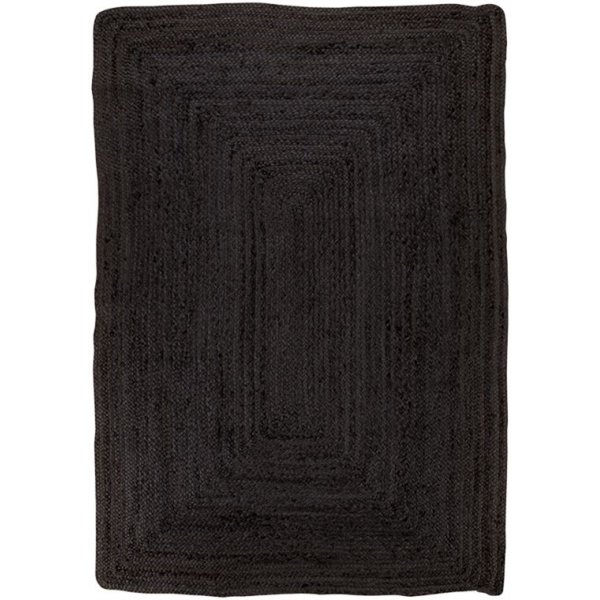 Bombay Matto - Tummanharmaa juutti - 90x60