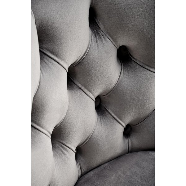 Baarituoli harmaa samettinen kaasujousi - Pelican