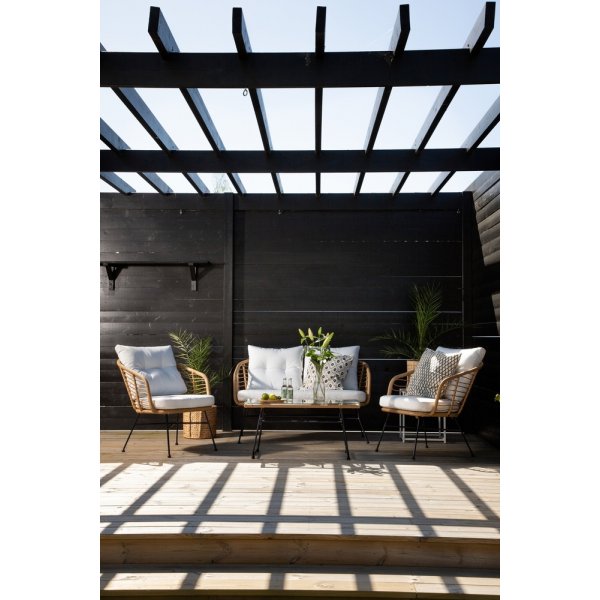 Viga sohvaryhmä - rottinki/valkoinen Viga sohvaryhmä - rottinki/valkoinen