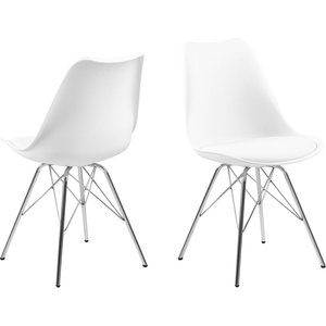Eris tuoli - Valkoinen / kromi