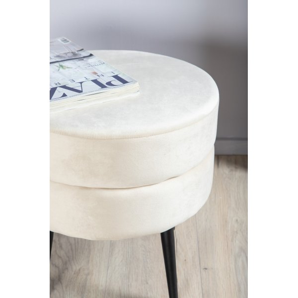 Mariana pouf - beige sametti Mariana pouf - beige sametti