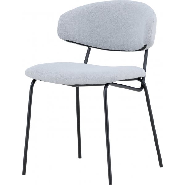 Chico ruokapöydän tuoli - Blue bouclé Chico ruokapöydän tuoli - Blue bouclé