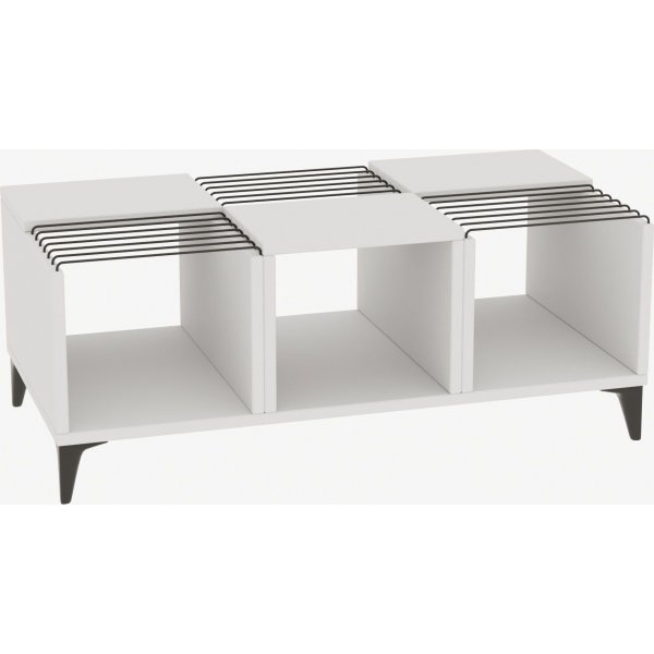 Vostok sohvapöytä 100 x 50 cm - Valkoinen Vostok sohvapöytä 100 x 50 cm - Valkoinen