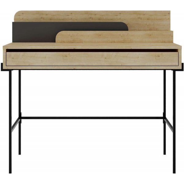 Leila kirjoituspöytä 108x60 cm - Tammi/antrasiitti Leila kirjoituspöytä 108x60 cm - Tammi/antrasiitti