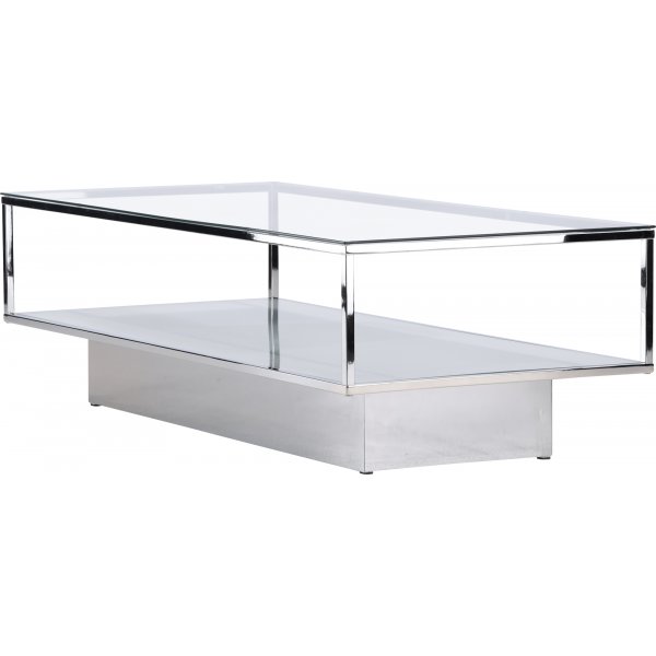 Maglehem sohvapöytä 130 x 60 cm - Hopea Maglehem sohvapöytä 130 x 60 cm - Hopea