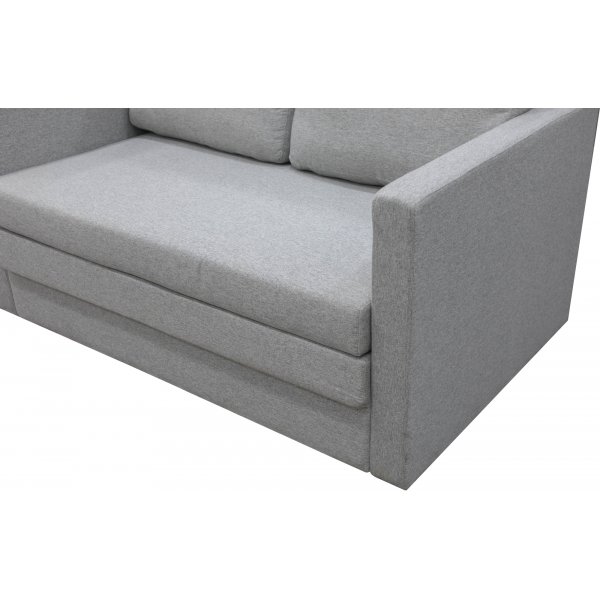 Vuodesohva 2:lle, harmaa + Huonekalujen tekstiilien puhdistus