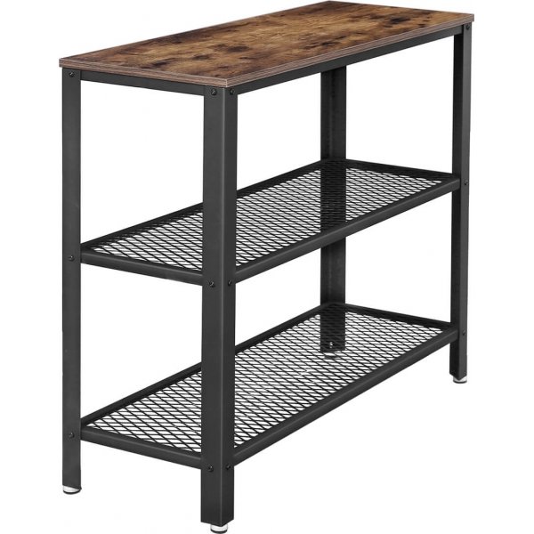 Lasse-konsolipöytä 101,5 x 35 cm - Ruskea/musta Lasse-konsolipöytä 101,5 x 35 cm - Ruskea/musta