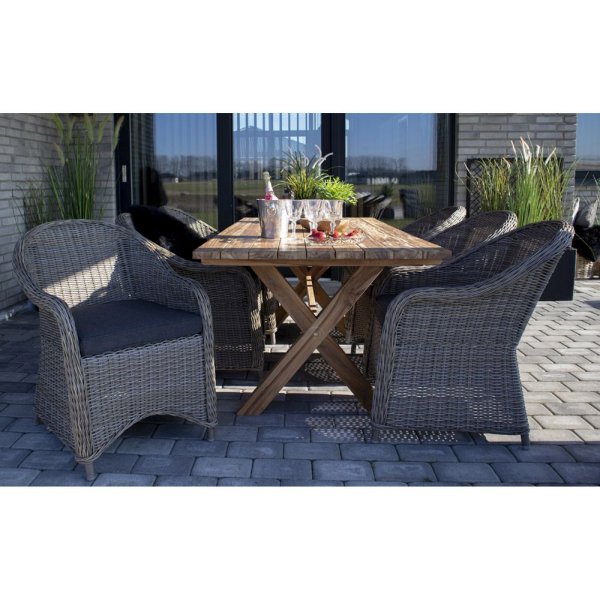 Salt ruokapyt 200x90x75 - Teak