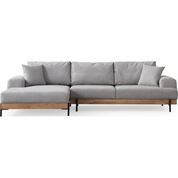 Eti divaani sohva vasen - harmaa/tammi Eti divaani sohva vasen - harmaa/tammi