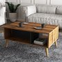 Exxen sohvapyt 90 x 41,6 cm - Phkin/antrasiitti