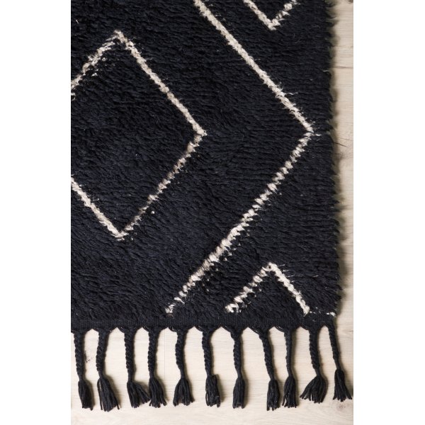 David-villamatto - Musta/valkoinen David-villamatto - Musta/valkoinen