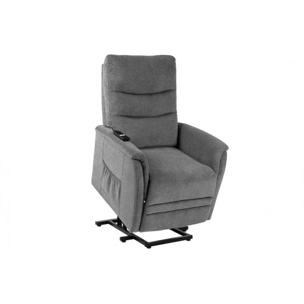 Dellin sähköinen lepotuoli nostolla - harmaa Dellin sähköinen lepotuoli nostolla - harmaa
