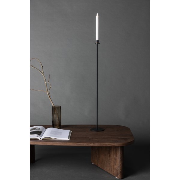 Hogehall LED kynttilänjalka H102 cm - musta/valkoinen Hogehall LED kynttilänjalka H102 cm - musta/valkoinen