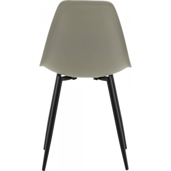 Bridge-ruokailutuoli - Harmaa muovia