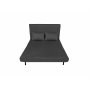 Vuodesohva Helsingborg - Tummanharmaa sametti | 193 cm