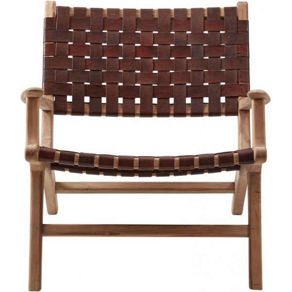 Linnea-nojatuoli - Ruskea Linnea-nojatuoli - Ruskea