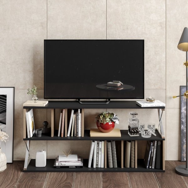 Termas mediapenkki - Musta/kromi Termas mediapenkki - Musta/kromi