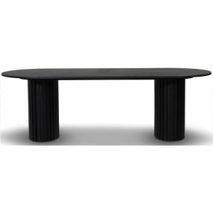 Ovaali pöytä 240x95 cm mustaksi petsattu tammi Ovaali pöytä 240x95 cm mustaksi petsattu tammi