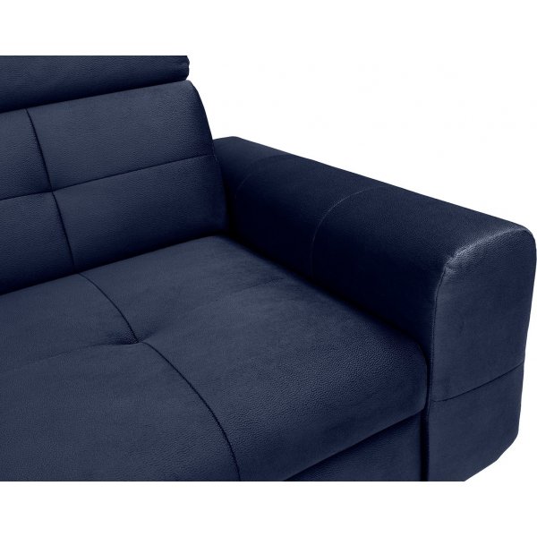 Matras kulmasohva, avoin pää vasen - Sininen Matras kulmasohva, avoin pää vasen - Sininen