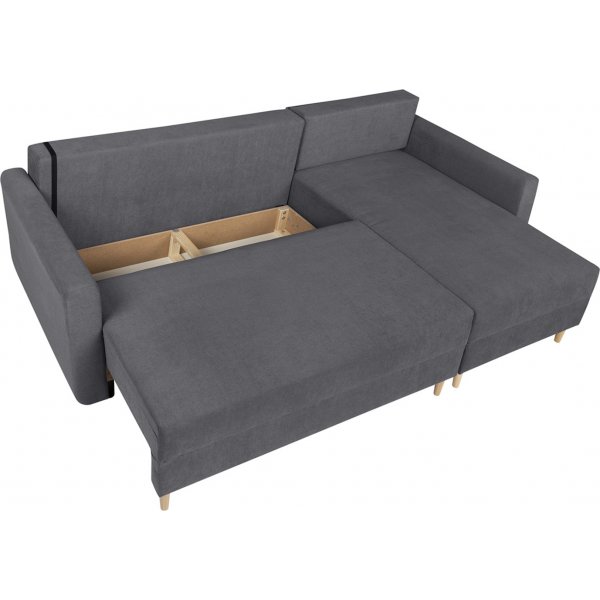 Feliz-vuodesohva - harmaa