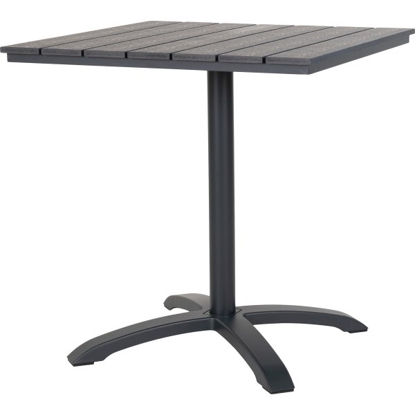 Ulkopyt 70 x 70 cm - Harmaa/musta