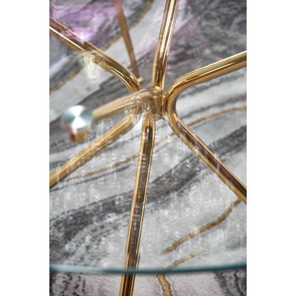 Capo pyöreä ruokapöytä kultaisilla jaloilla Ø110 cm Capo pyöreä ruokapöytä kultaisilla jaloilla Ø110 cm