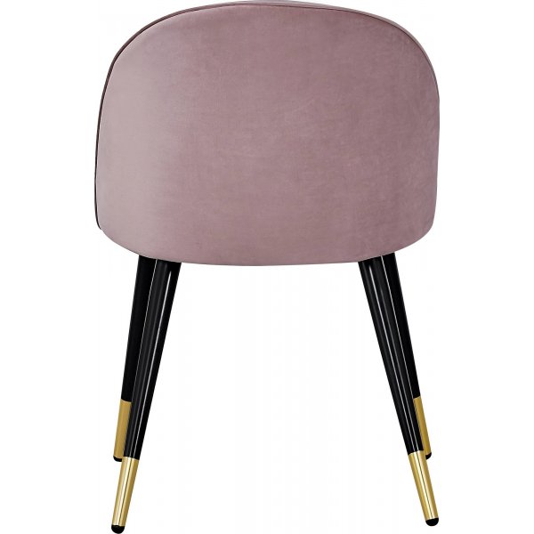 Alice ruokatuoli - Pinkki/musta/messinki