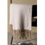 Kannerva ruudullinen 130x170 cm - Beige/valkoinen