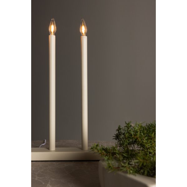 Lofsdalen p�yt�valaisin - beige