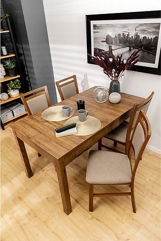 Patras ruokatuoli - ruskea Patras ruokatuoli - ruskea