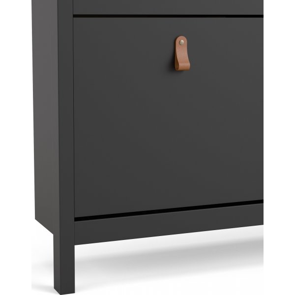 Madrid kenkäkaappi - musta Madrid kenkäkaappi - musta