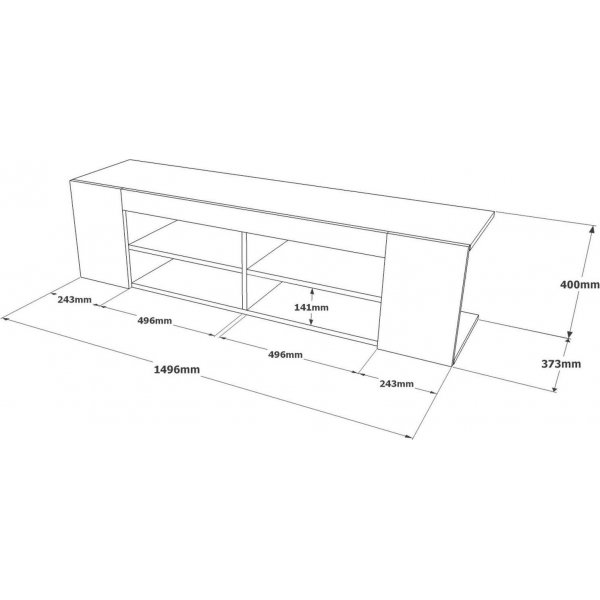 Luvio mediapenkki 13 - Tammi/hopea