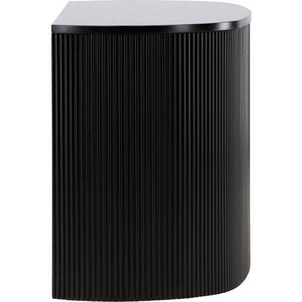 Seinlle ripustettava Loca-sivupyt 120 x 45 cm - Musta