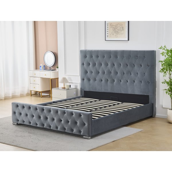 S�ngynrunko s�ngynp��dyll� 180 x 200 cm - Harmaa