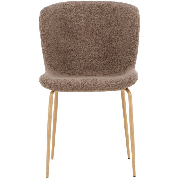 Modesto ruokapöydän tuoli - Ruskea boucle Modesto ruokapöydän tuoli - Ruskea boucle