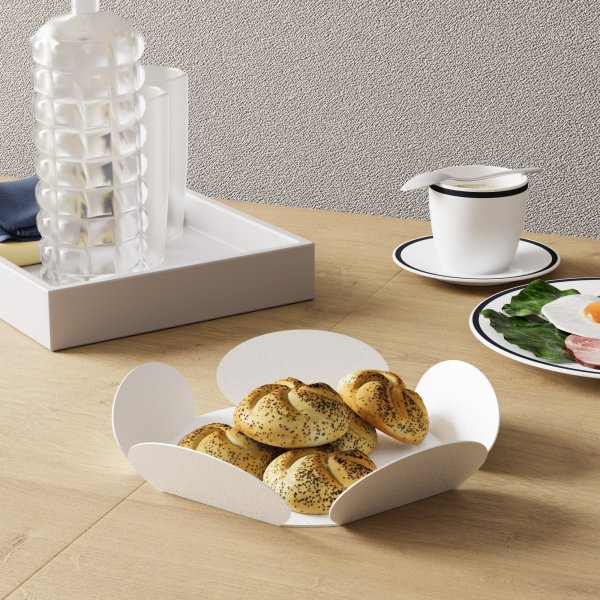 Rodoksen koriste-astia - valkoinen Rodoksen koriste-astia - valkoinen