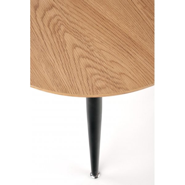 Pyöreä sohvapöytä Ø40/59 cm - Tammi/musta Pyöreä sohvapöytä Ø40/59 cm - Tammi/musta