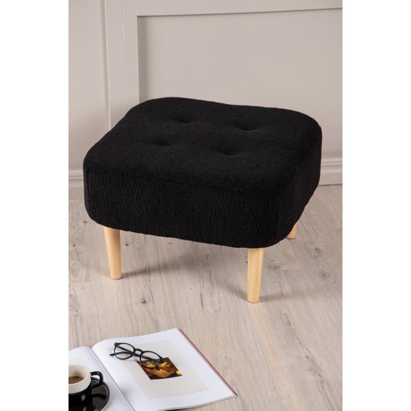 Salina pouf - musta Salina pouf - musta