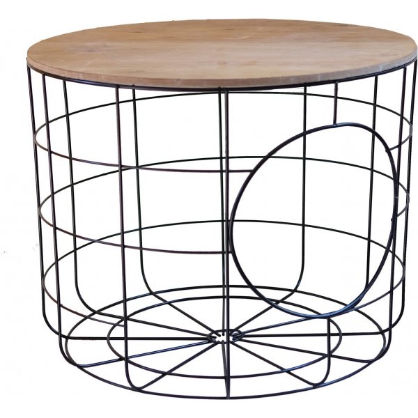 Cat sohvapöytäsetti - mänty/musta Cat sohvapöytäsetti - mänty/musta