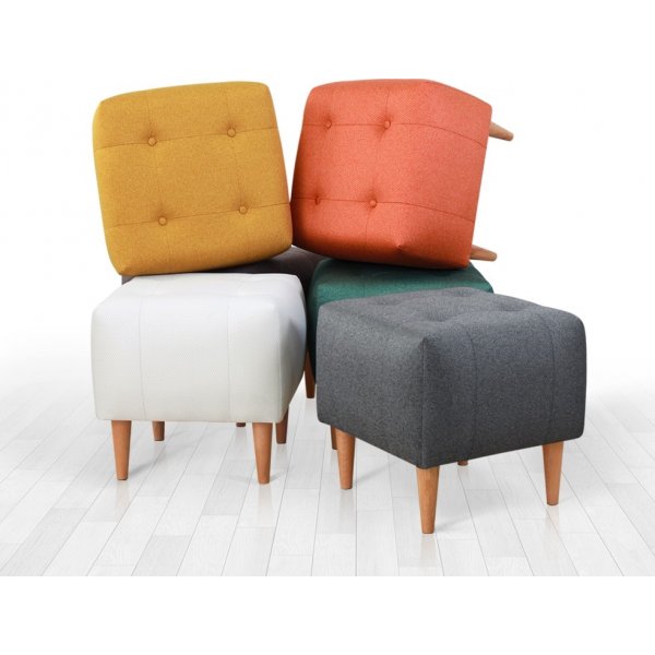 Tyhjä puffi - oranssi Tyhjä puffi - oranssi