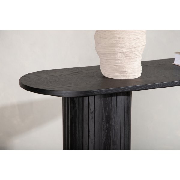 Bianca konsolipyt 130 x 40 cm - Musta