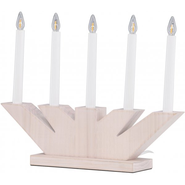 Verbier pöytävalaisin - Whitewash Verbier pöytävalaisin - Whitewash