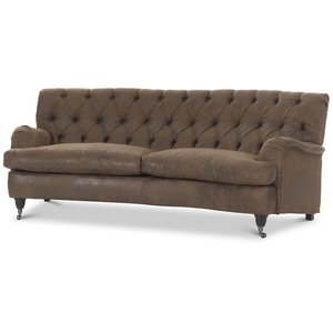 Howard Barkley Curved 4-istuttava sohva - Vintage