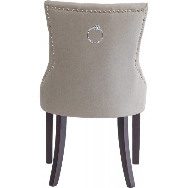 Tuva New Port -tuoli kahvalla - Beige pellava + Huonekalujen tahranpoistoaine Tuva New Port -tuoli kahvalla - Beige pellava + Huonekalujen tahranpoistoaine