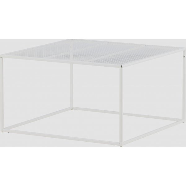 Netz sohvapöytä 80 x 80 cm - Valkoinen Netz sohvapöytä 80 x 80 cm - Valkoinen