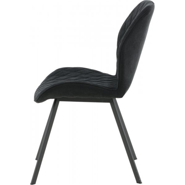 Greta ruokapöydän tuoli - Musta kangas Greta ruokapöydän tuoli - Musta kangas