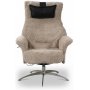 Ullrik nojatuoli lampaannahkaa - Beige lampaannahka