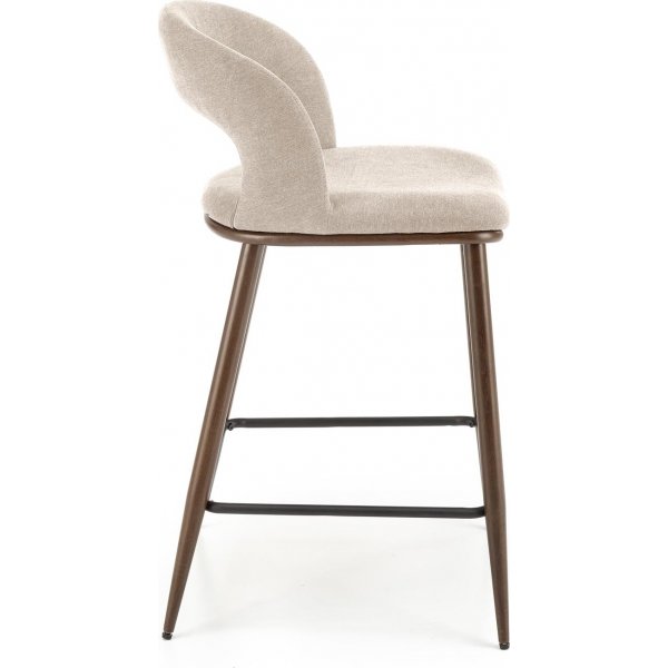 Baarituoli beige/p�hkin�puu istuinkorkeus 65 cm - Pelican